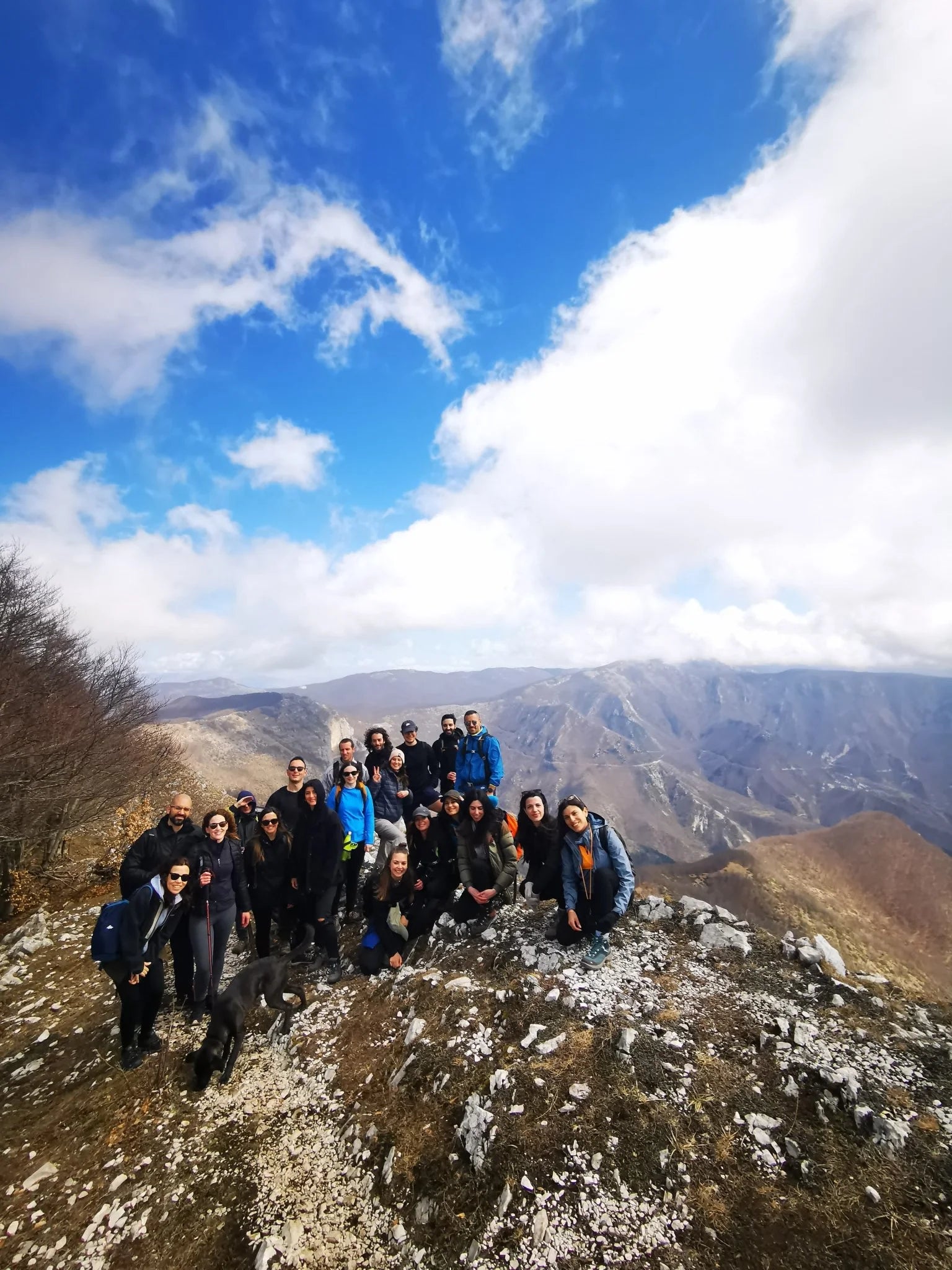 Monte Livata trekking di gruppo