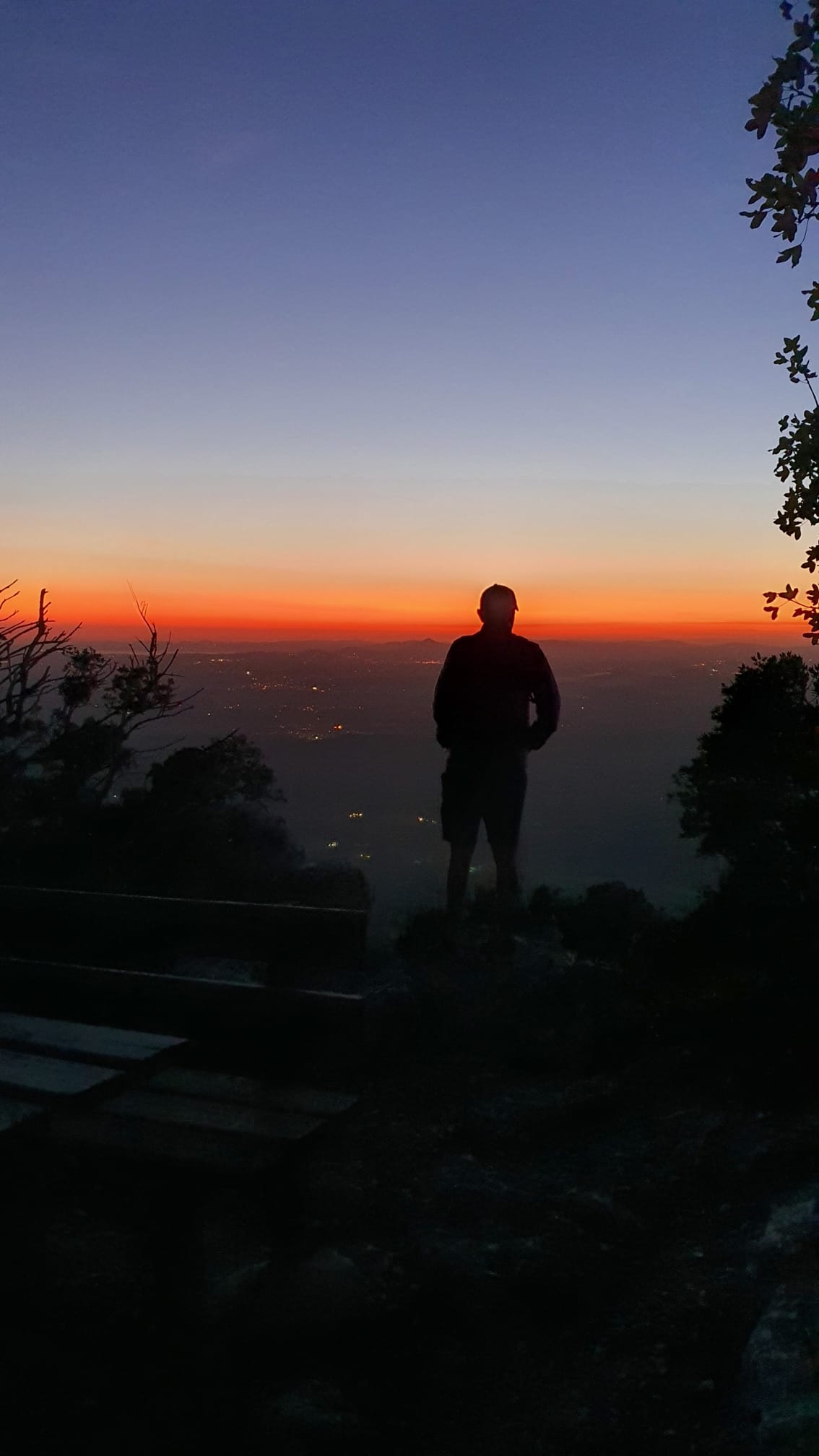 Trekking tramonto Monte Soratte
